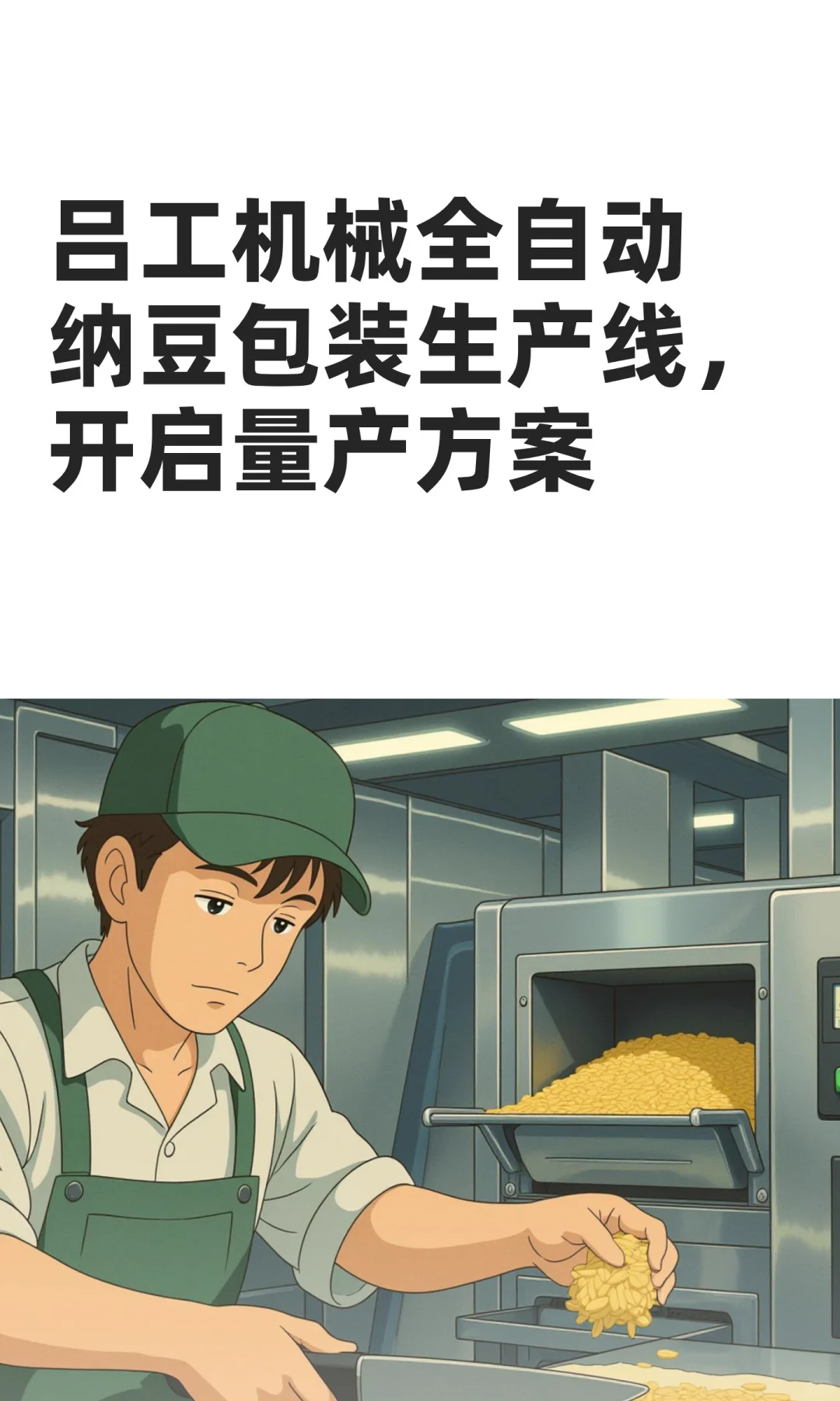 全自动纳豆包装生产线，开启量产解决方案