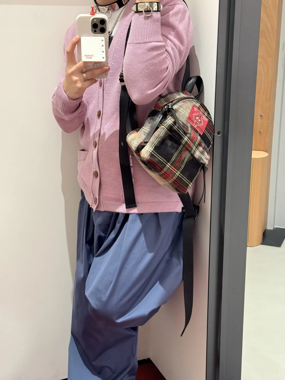 超爱的粉紫色开衫！?