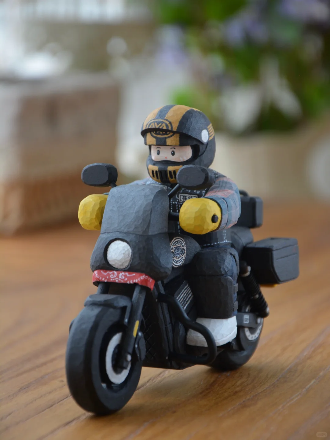 木头雕的摩托车？我不信！