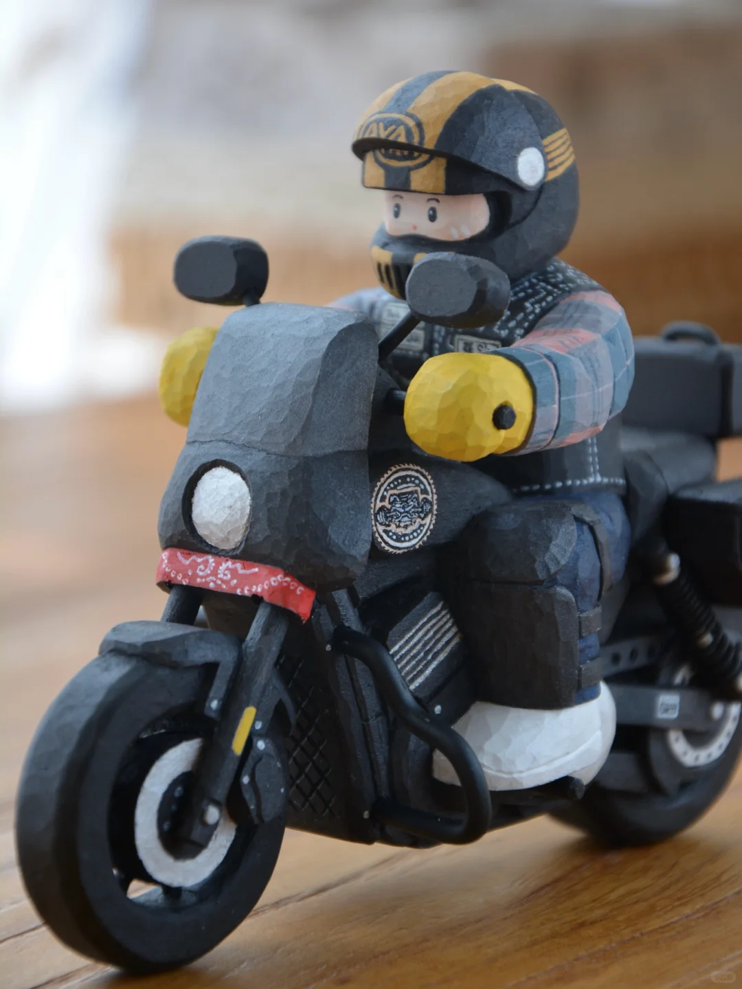 木头雕的摩托车？我不信！