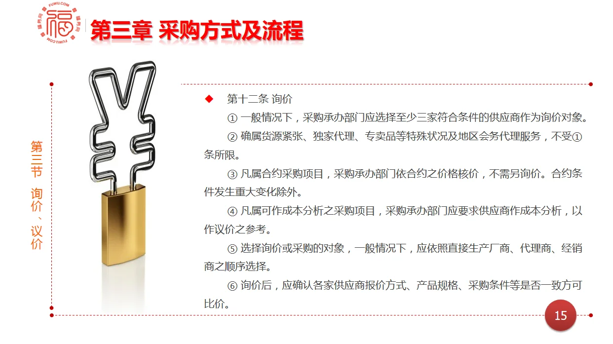 采购管理制度最全课件