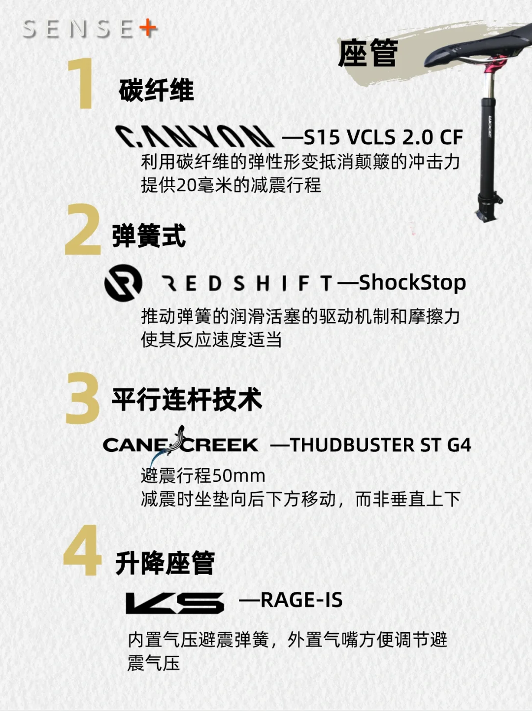 瓜车减震配置｜外置减震