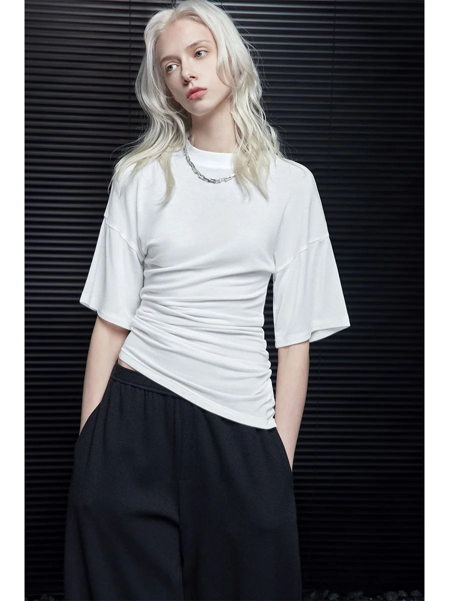 设计感宽松短袖T恤女