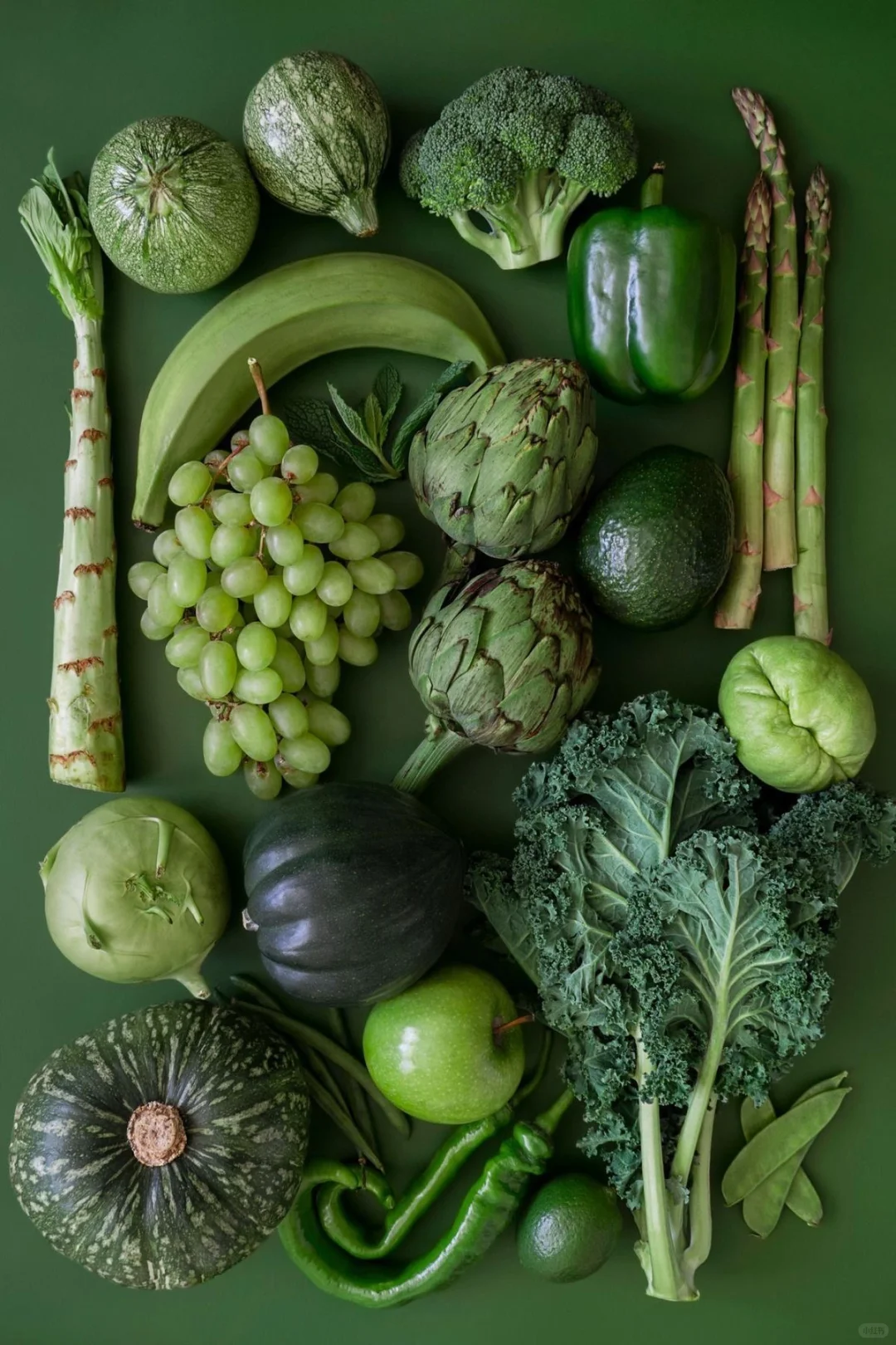 画画素材|这真的太治愈了！彩虹水果蔬菜?