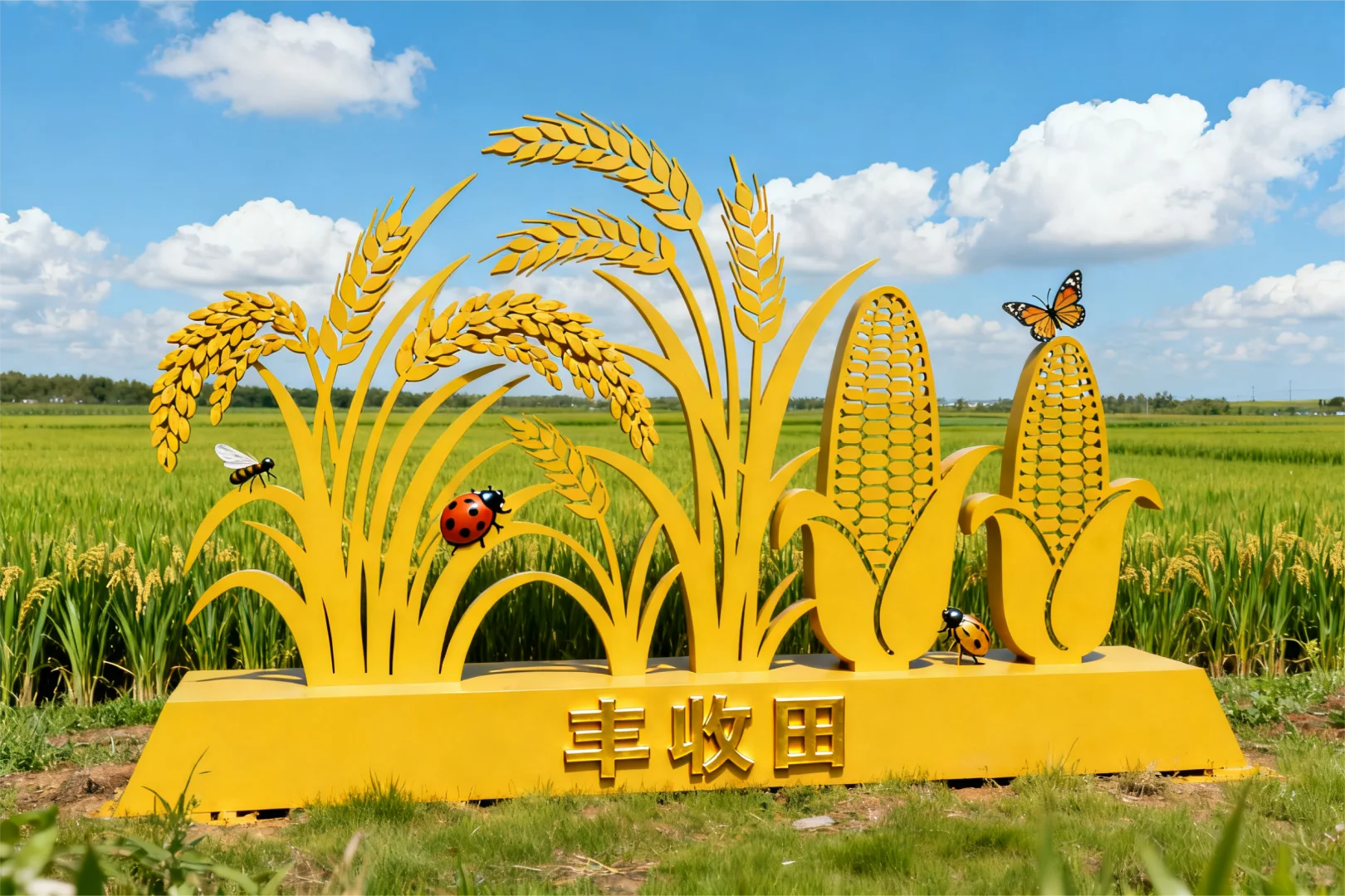 农业主题景观小品，太有创意了吧！