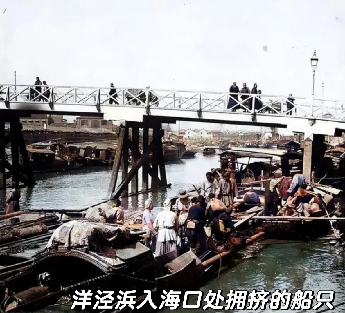 1902年上海龙华寺庙会及热闹的街头影像