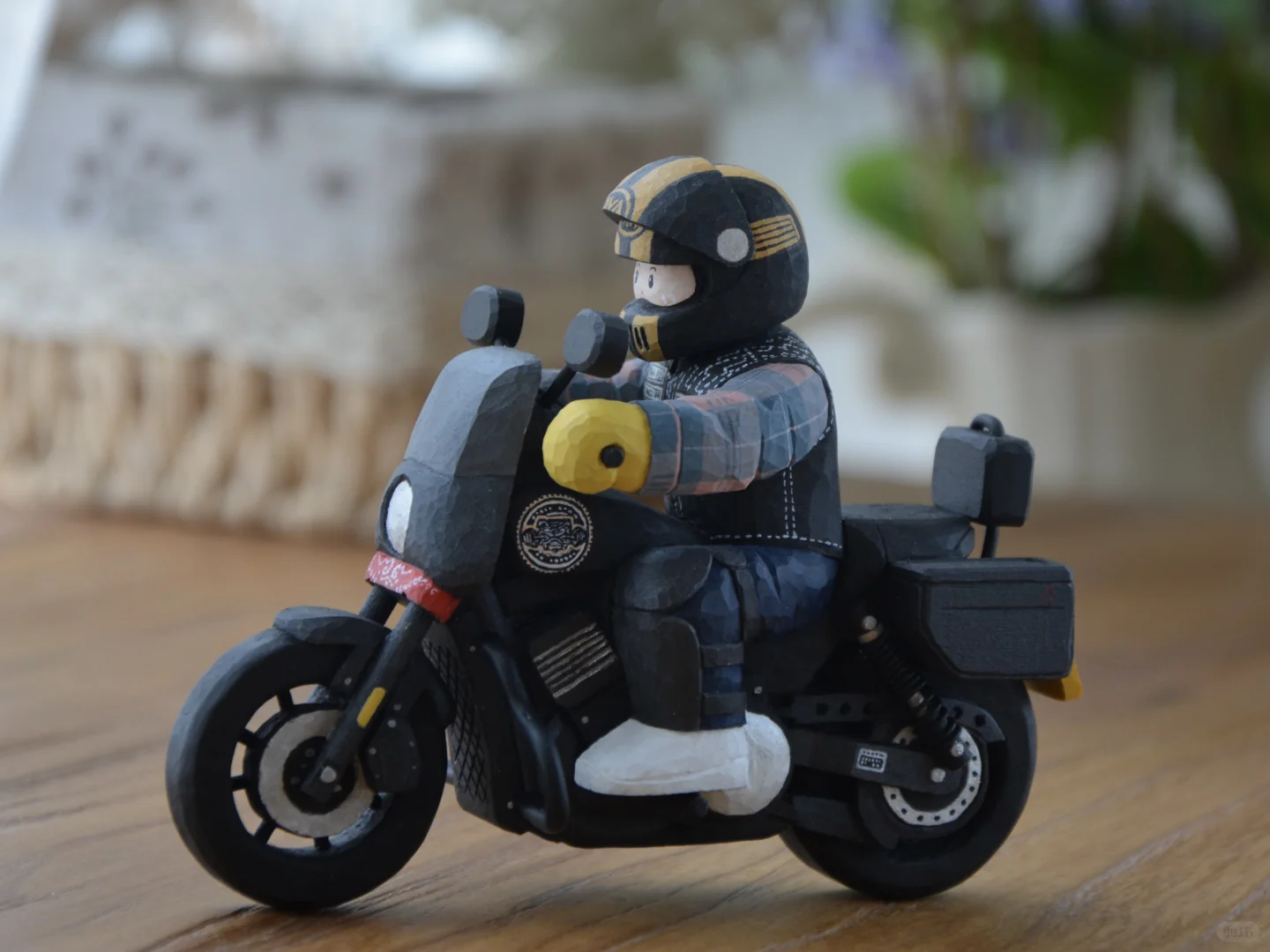 木头雕的摩托车？我不信！