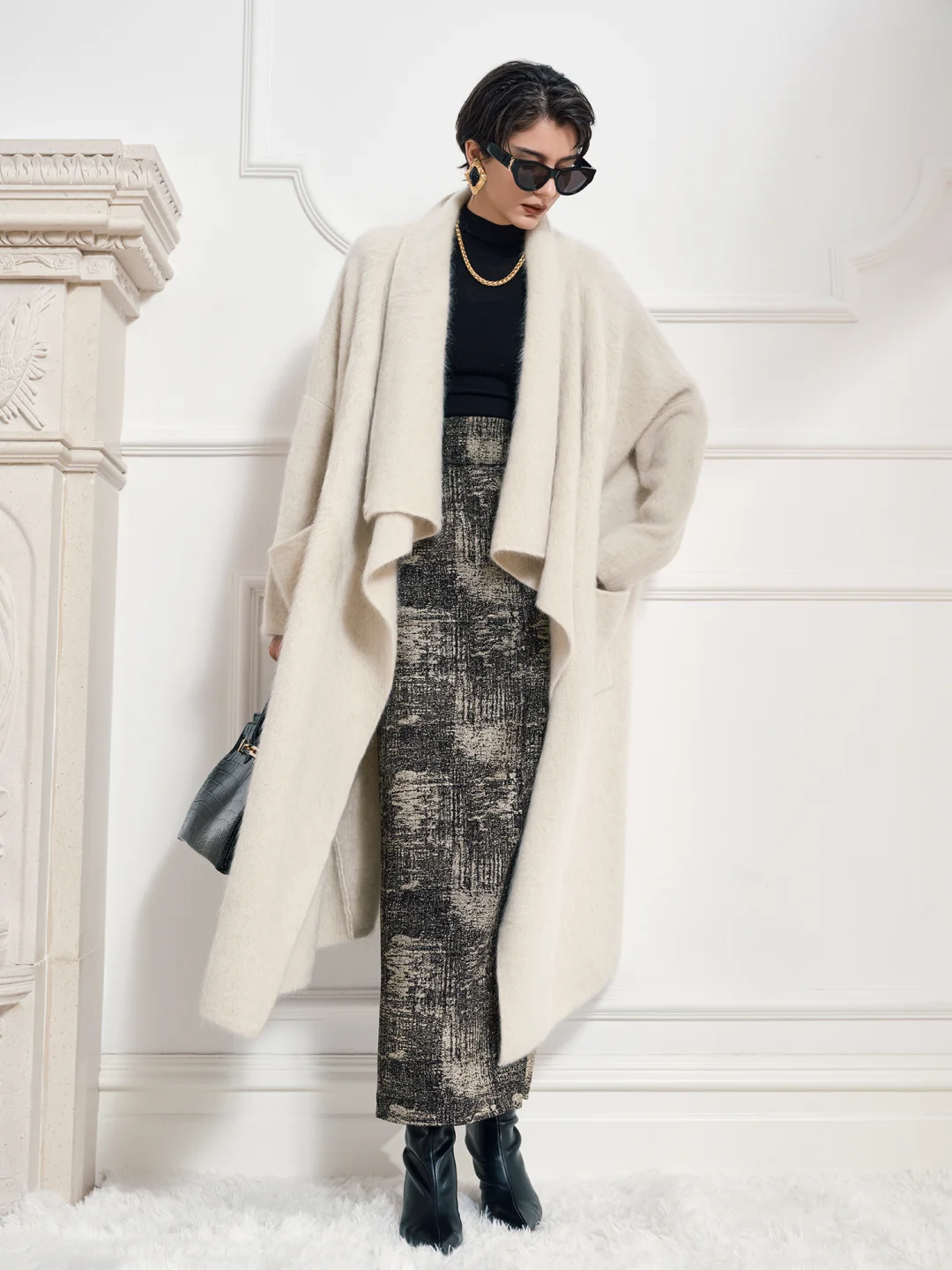 TU | 2025 AW上新 白牦牛绒大衣