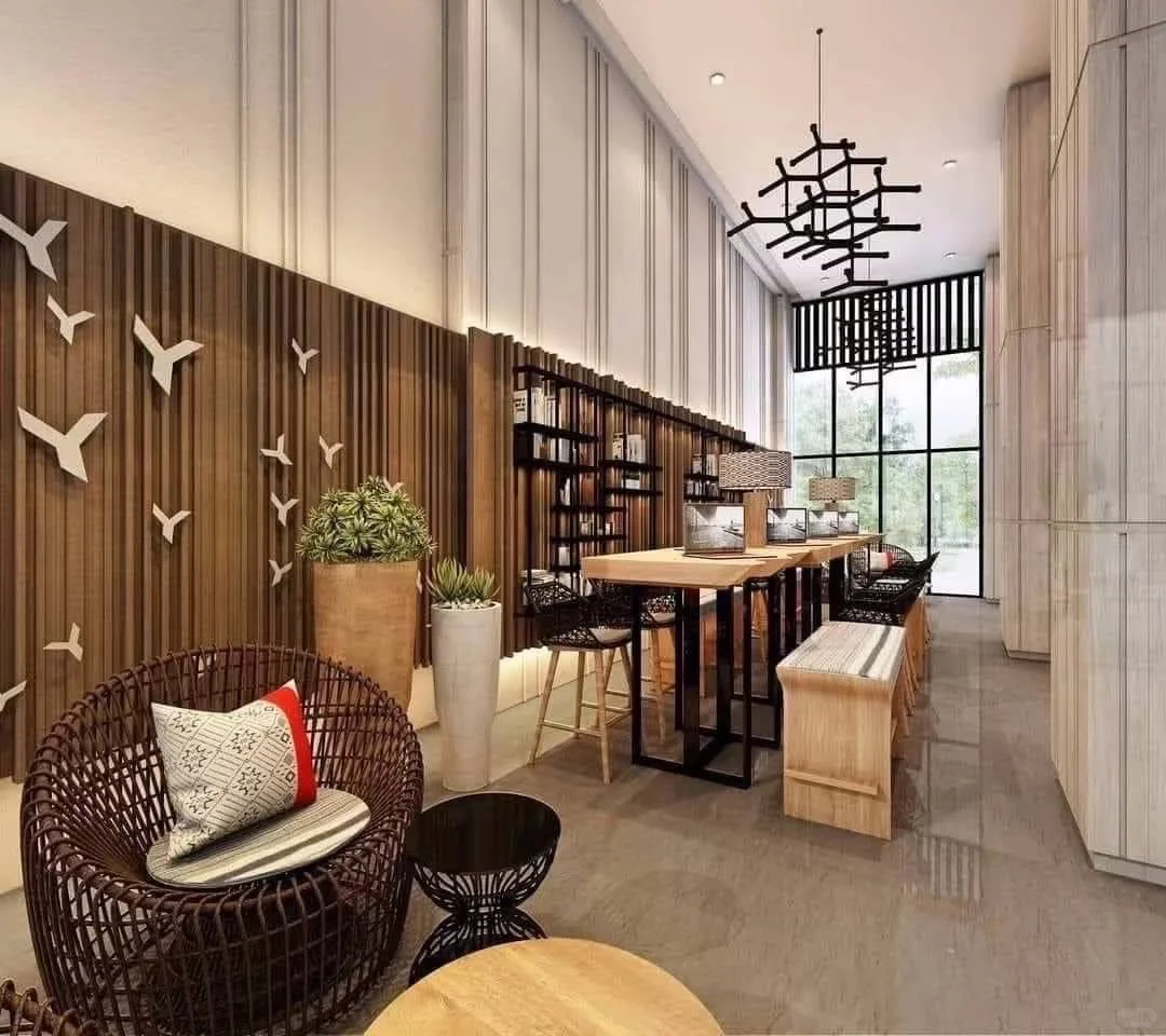 dcondo ping?♂️泳池景观开间出租12000铢