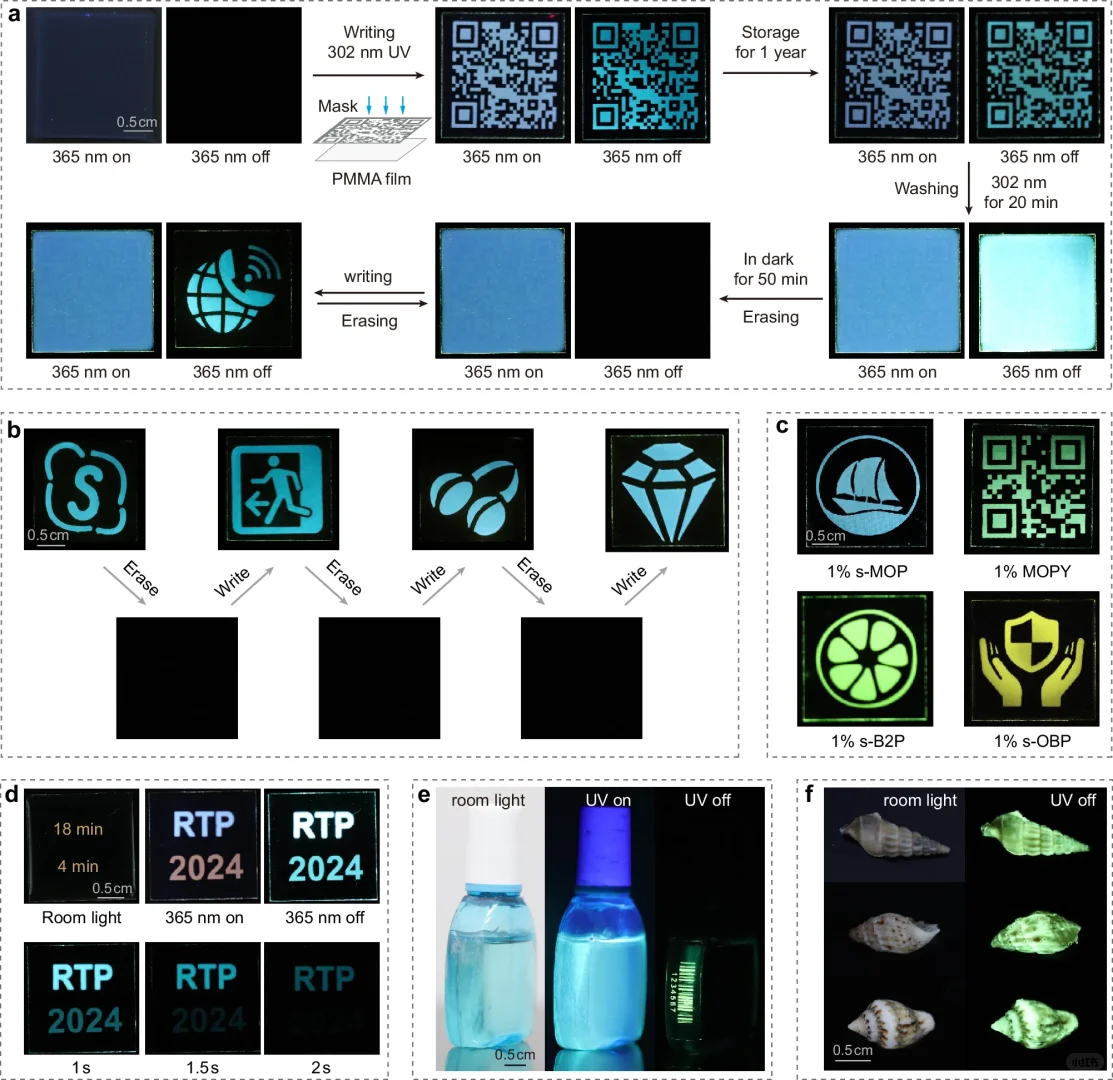 从分子到光影：自由基驱动的可编程有机磷光