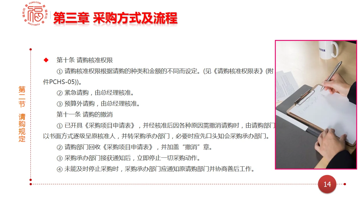 采购管理制度最全课件