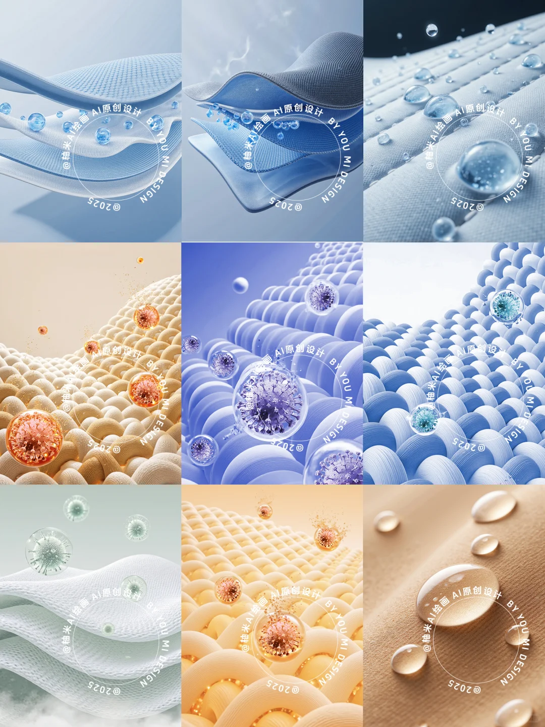 【第2期】防水科技面料特写表现素材~