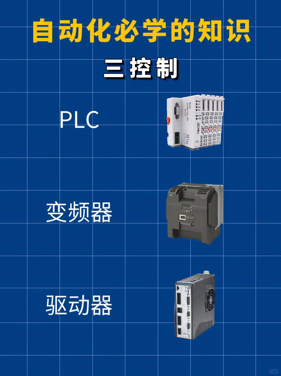 自动化必学的知识：三字口诀