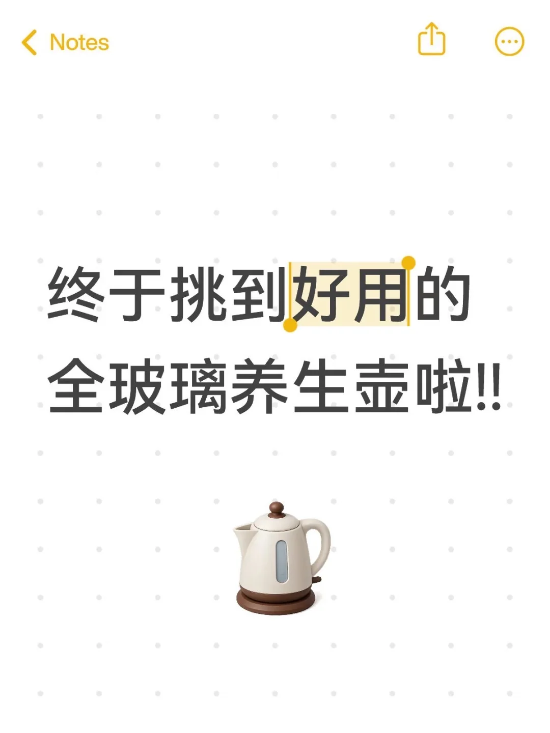 第一次get养生壶原来这么好用