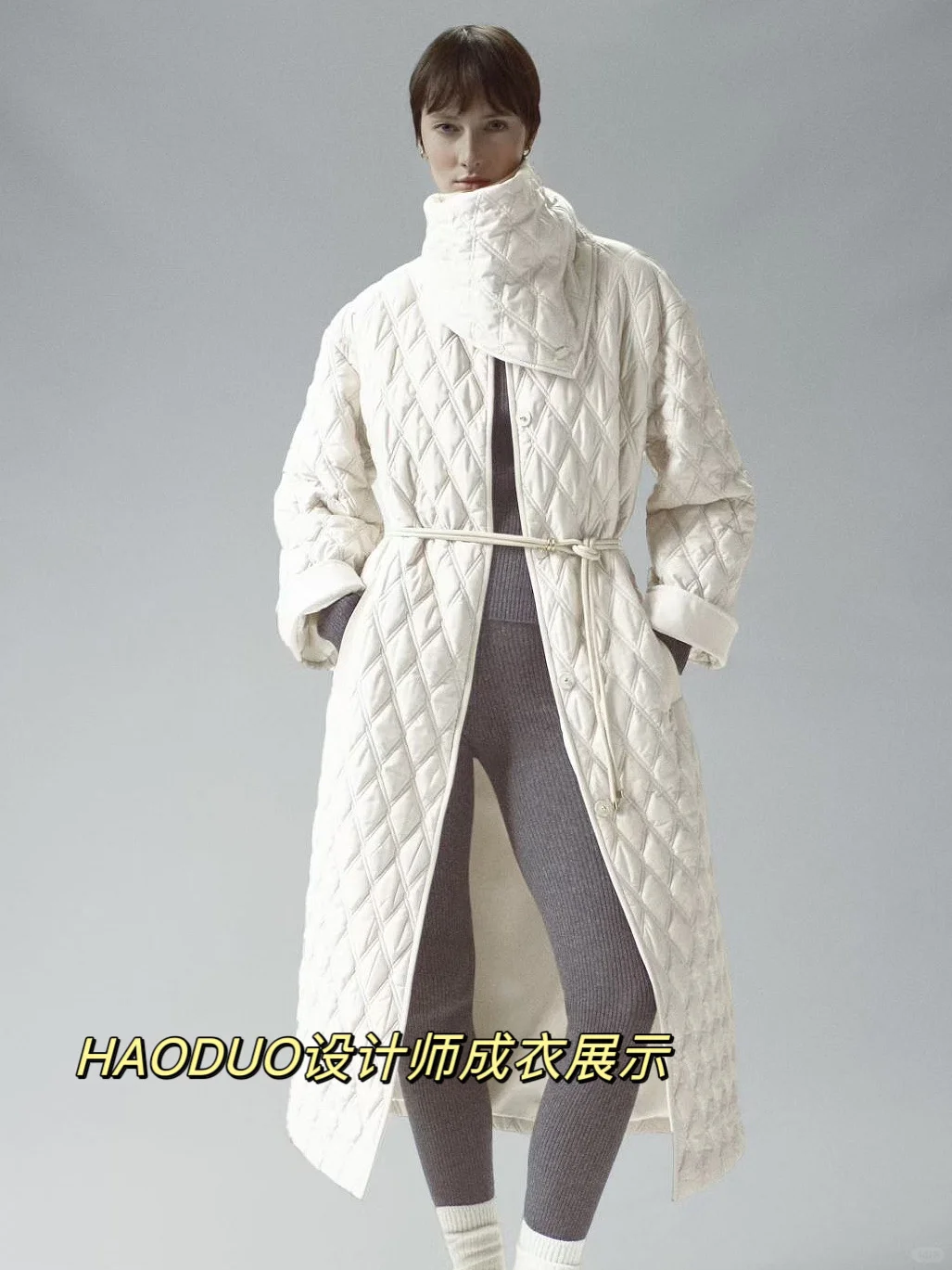 每日一面料——羊驼绒绗缝棉服面料