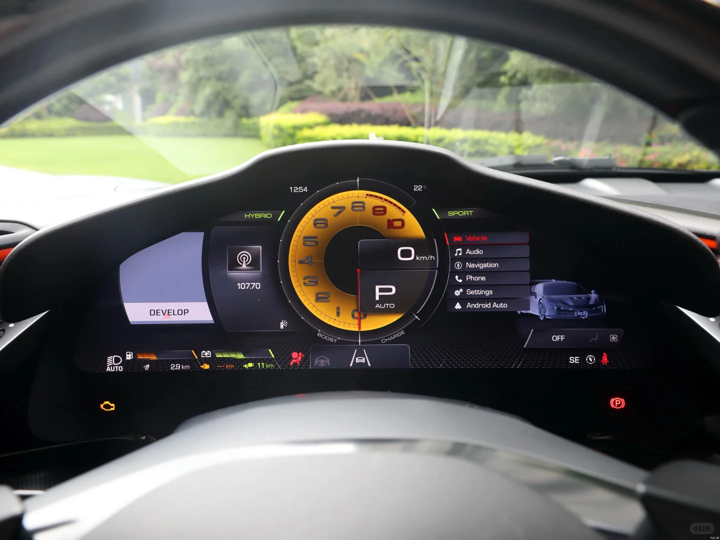 法拉利SF90XX原厂转速表显示屏