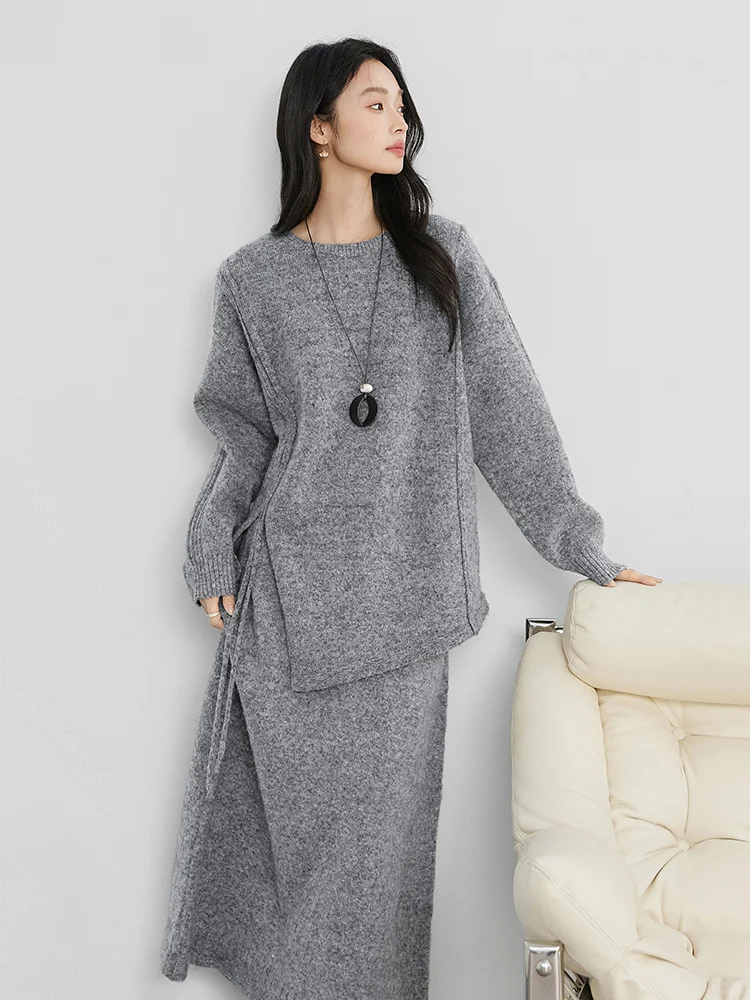 对白DUIBAI｜不对称造型套装