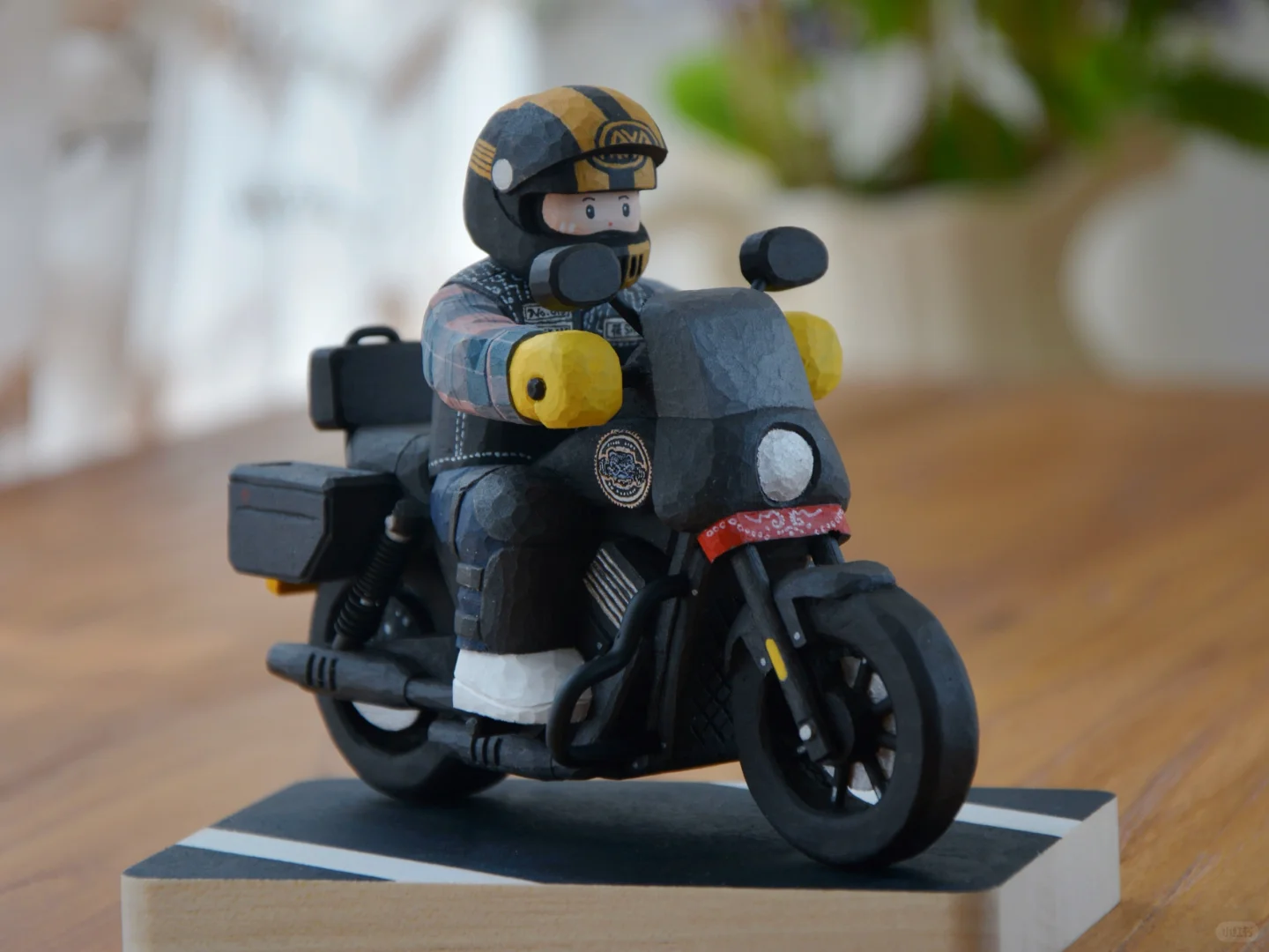 木头雕的摩托车？我不信！