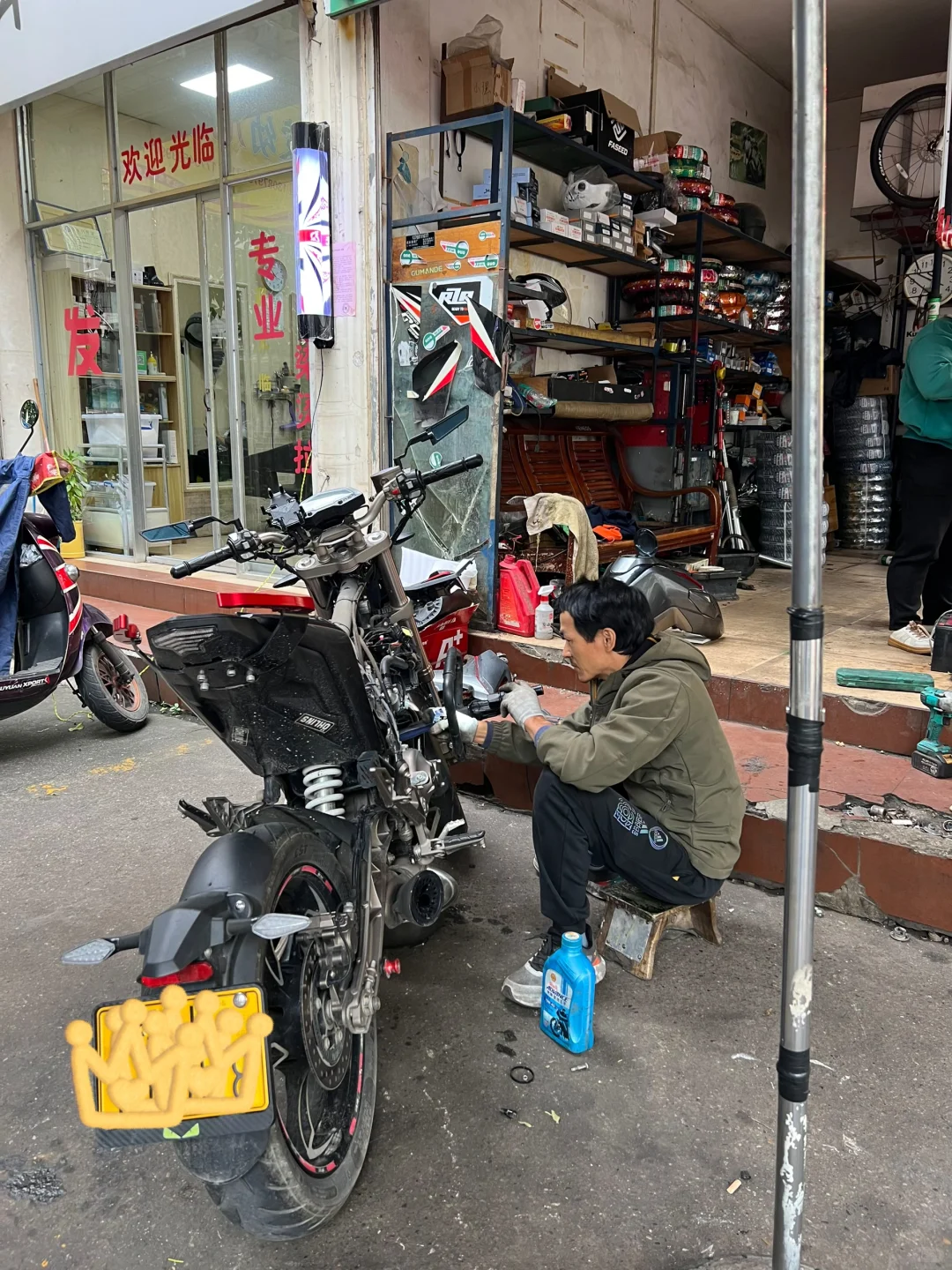 至少本田190不会让我学修车