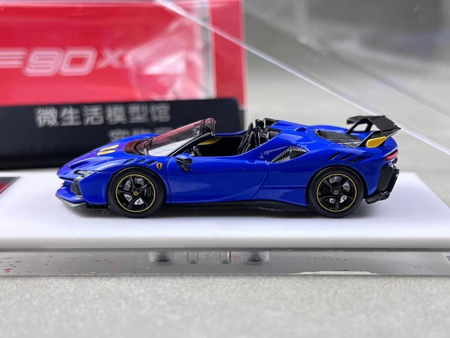补货到、DMH 1/64 法拉利 SF90XX 合金车模