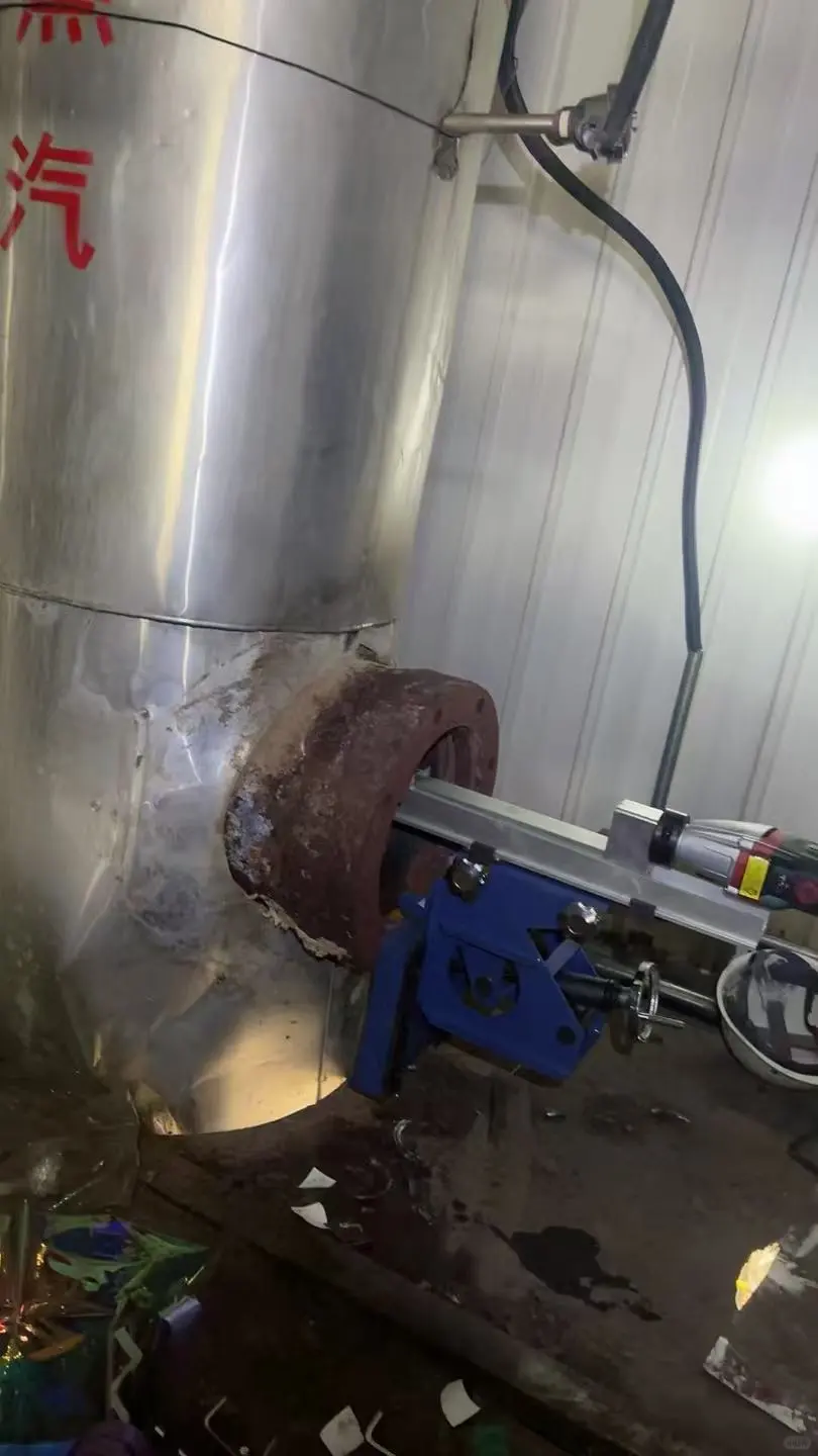 高中压阀门在线研磨