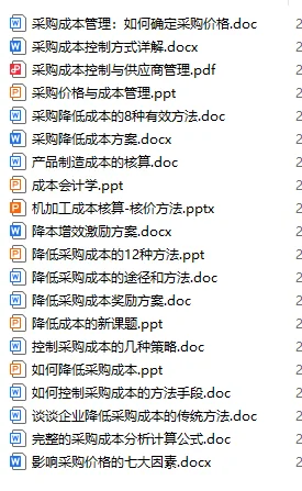 采购总监掏心窝子，10种采购模式帮你降30%