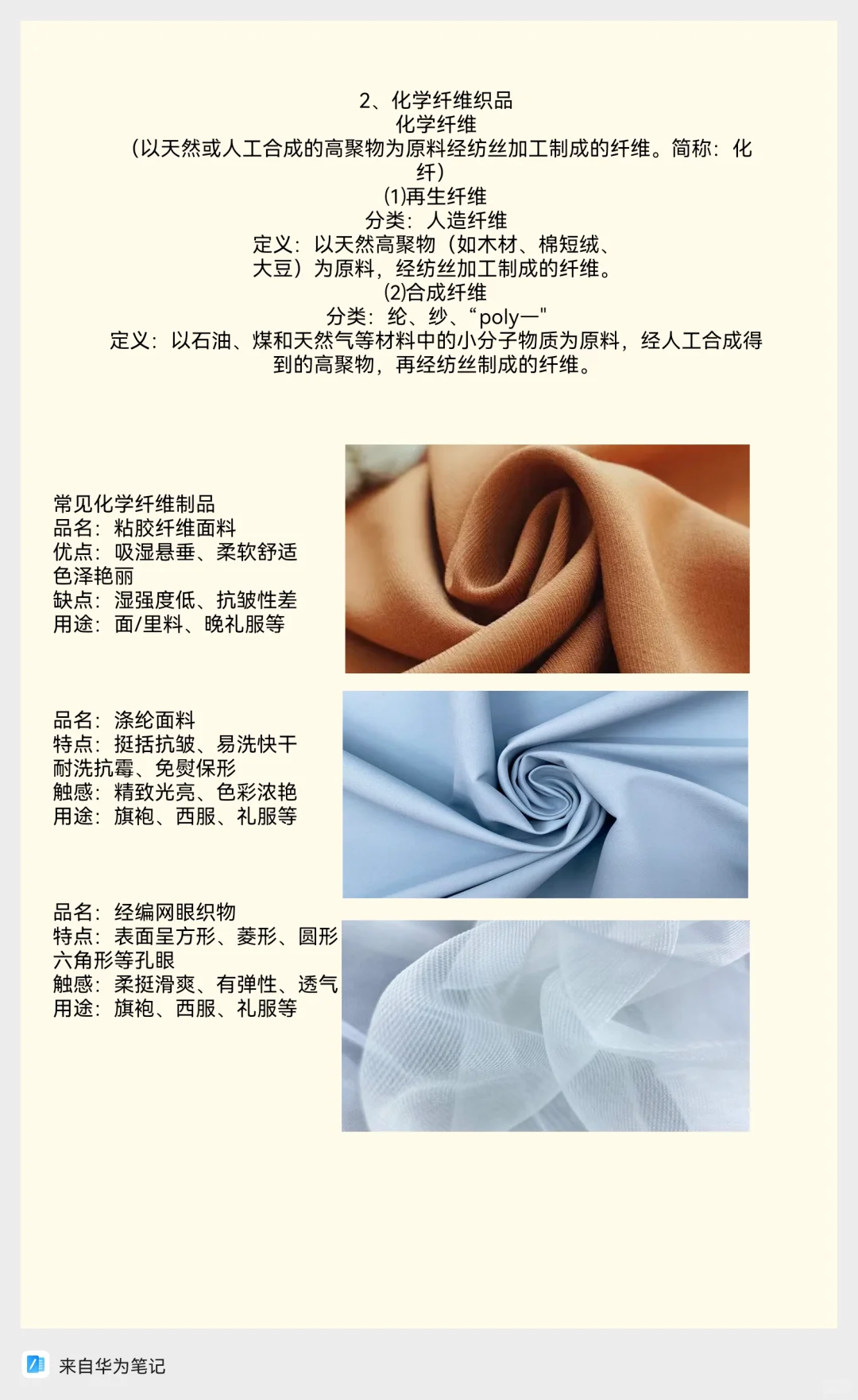 服装基础面料认识