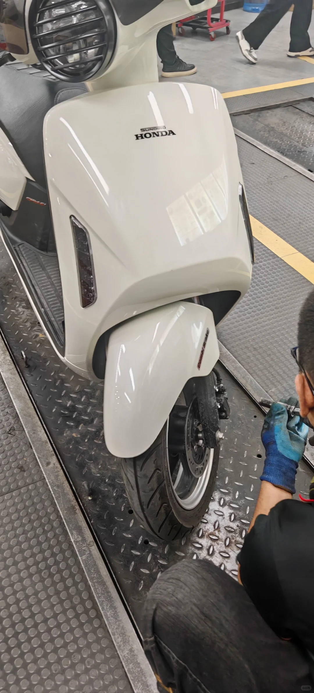 本田NS125LA前减震改装