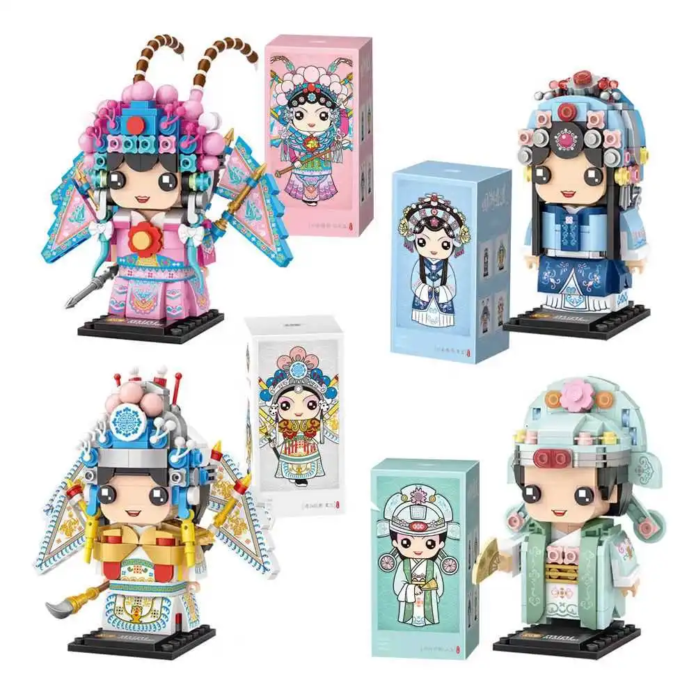 国潮来袭！京剧刀马旦积木玩具超有趣?