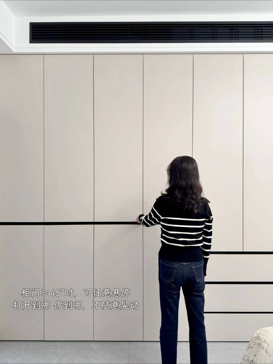 卧室3.3m做了床尾衣柜,超实用‼️【附尺寸】