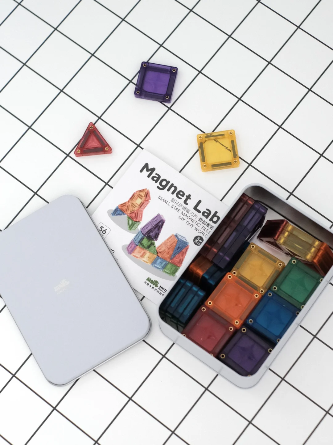 ?家｜带娃出门神器！这盒磁力片太贴心了