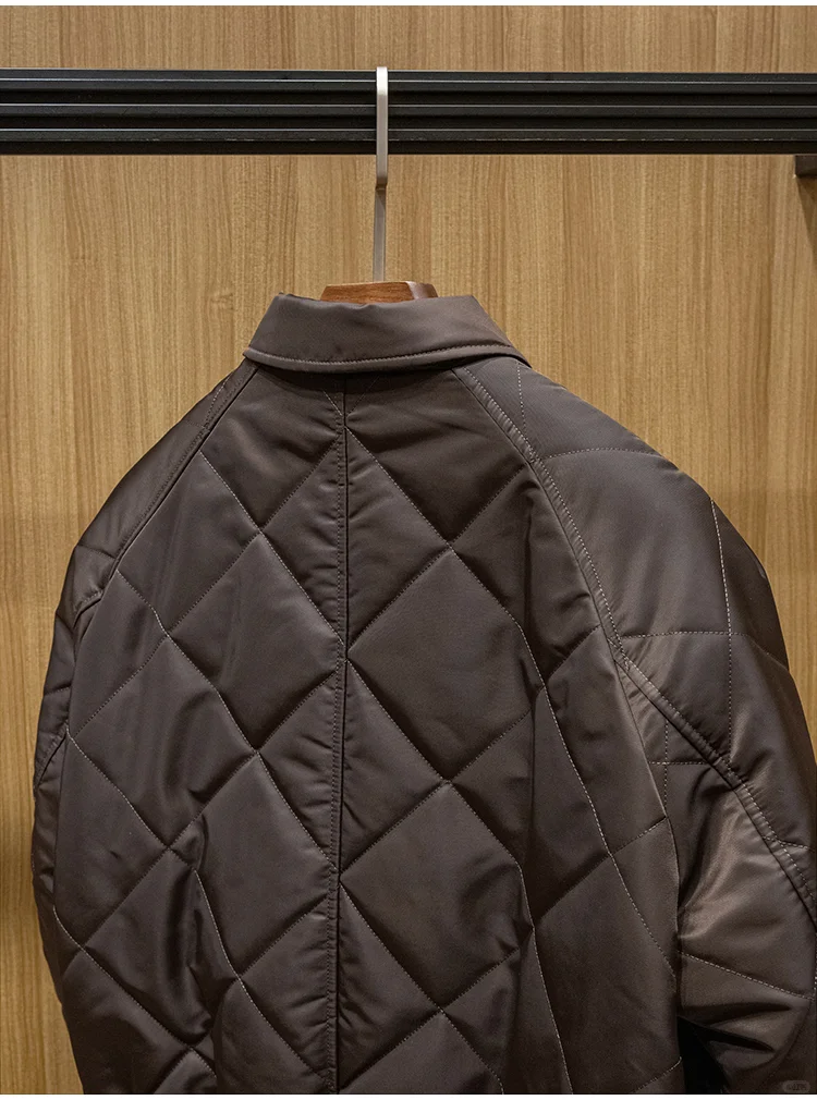 都市时尚穿搭 防水斜纹锦纶面料 秋冬男士