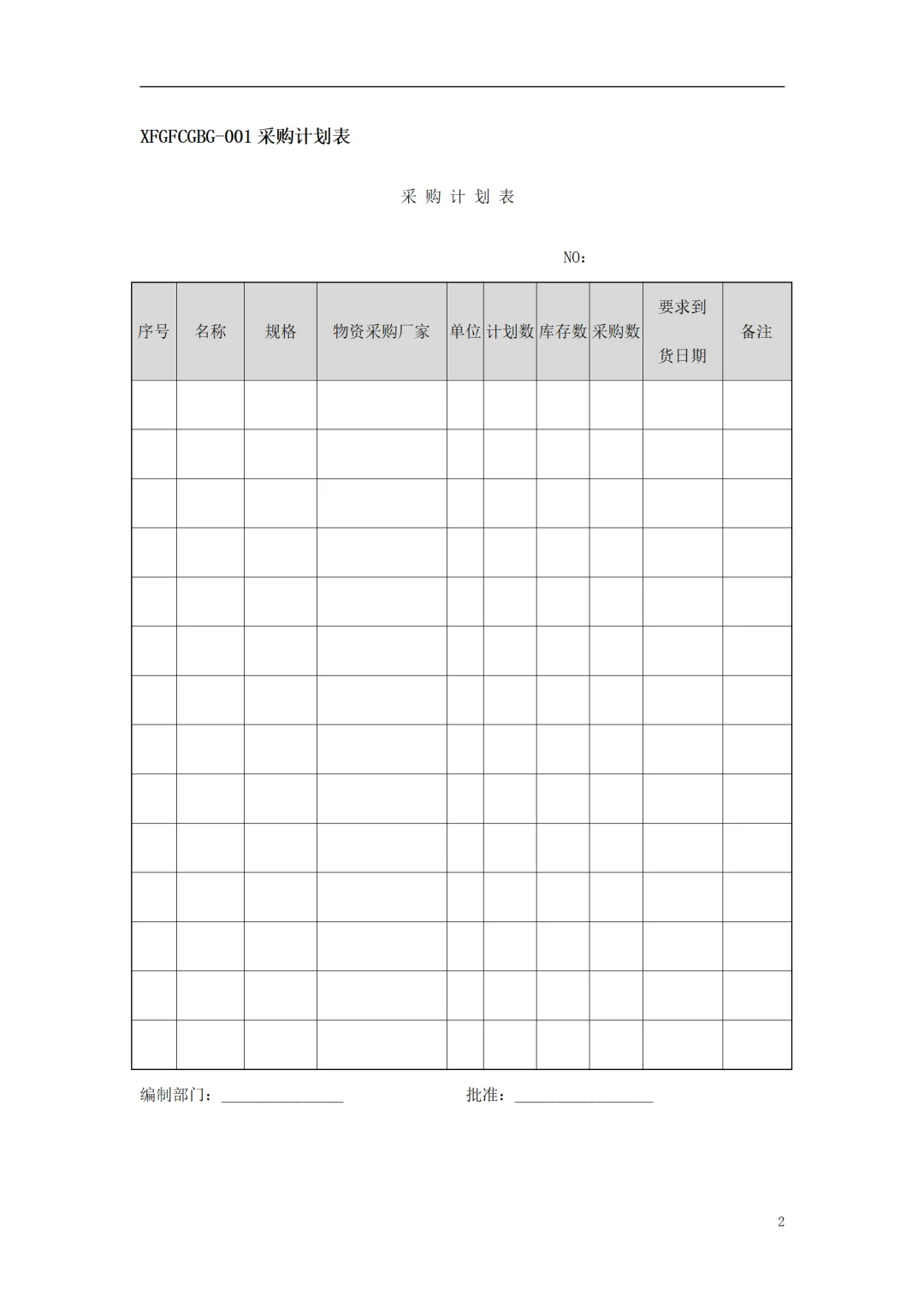 采购管理必备表格大全！效率翻倍就靠它们了