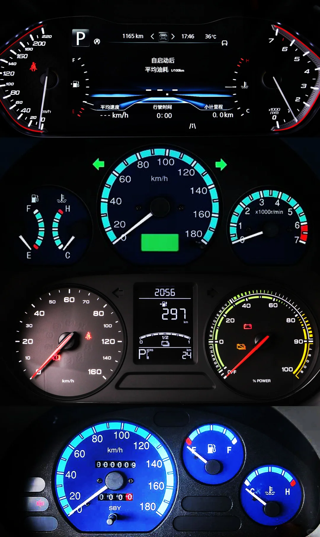 老国产的机械仪表盘——上汽篇