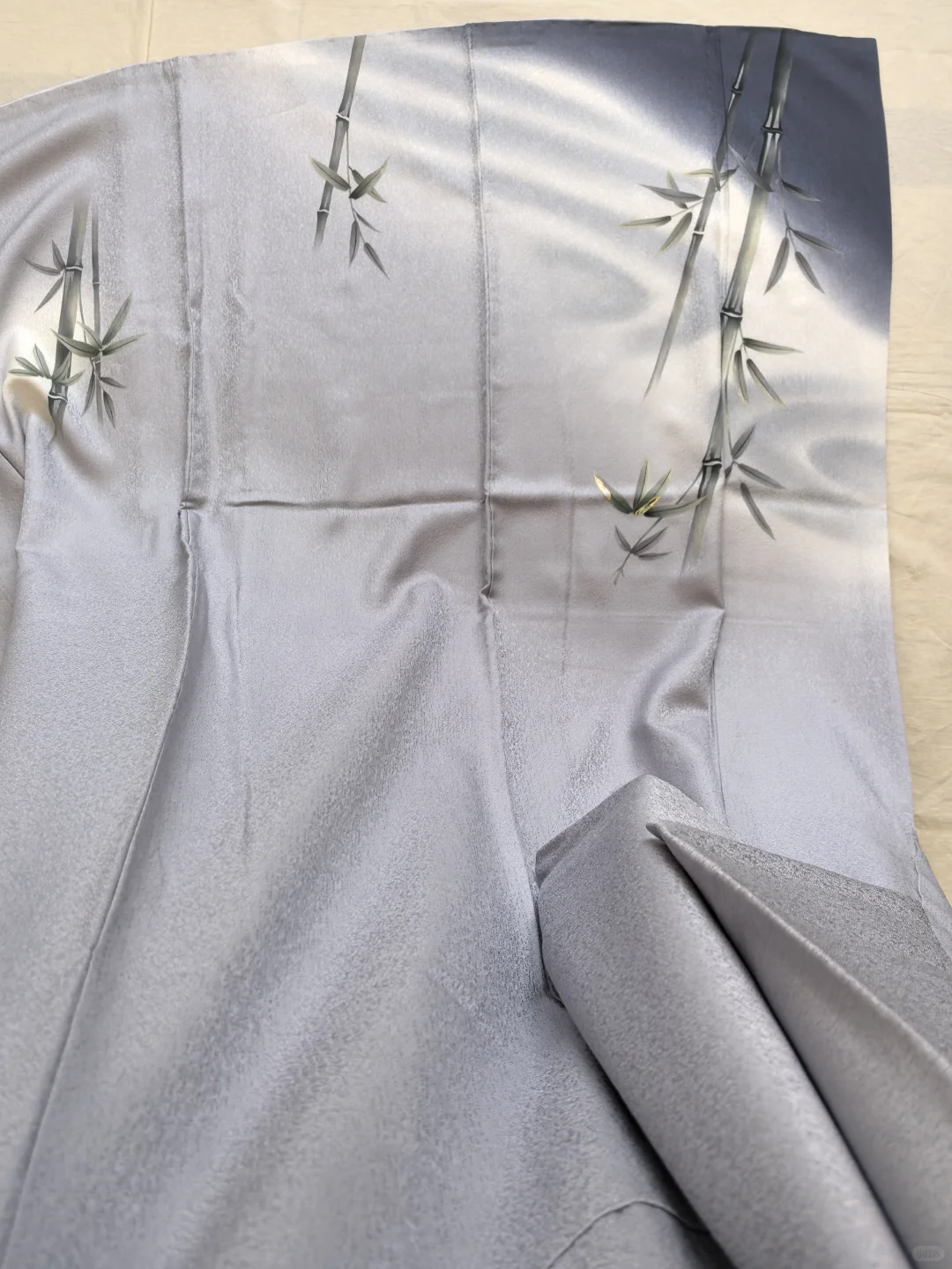 「竹影清风 螺钿 付下」