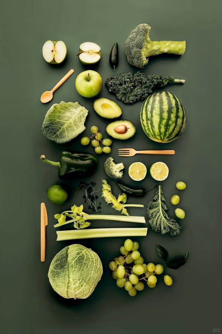 画画素材|这真的太治愈了！彩虹水果蔬菜?