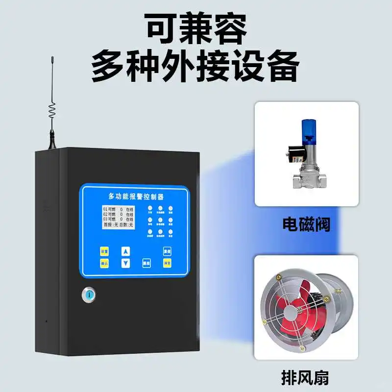 工业安全小能手：无线传输可燃气体探✨