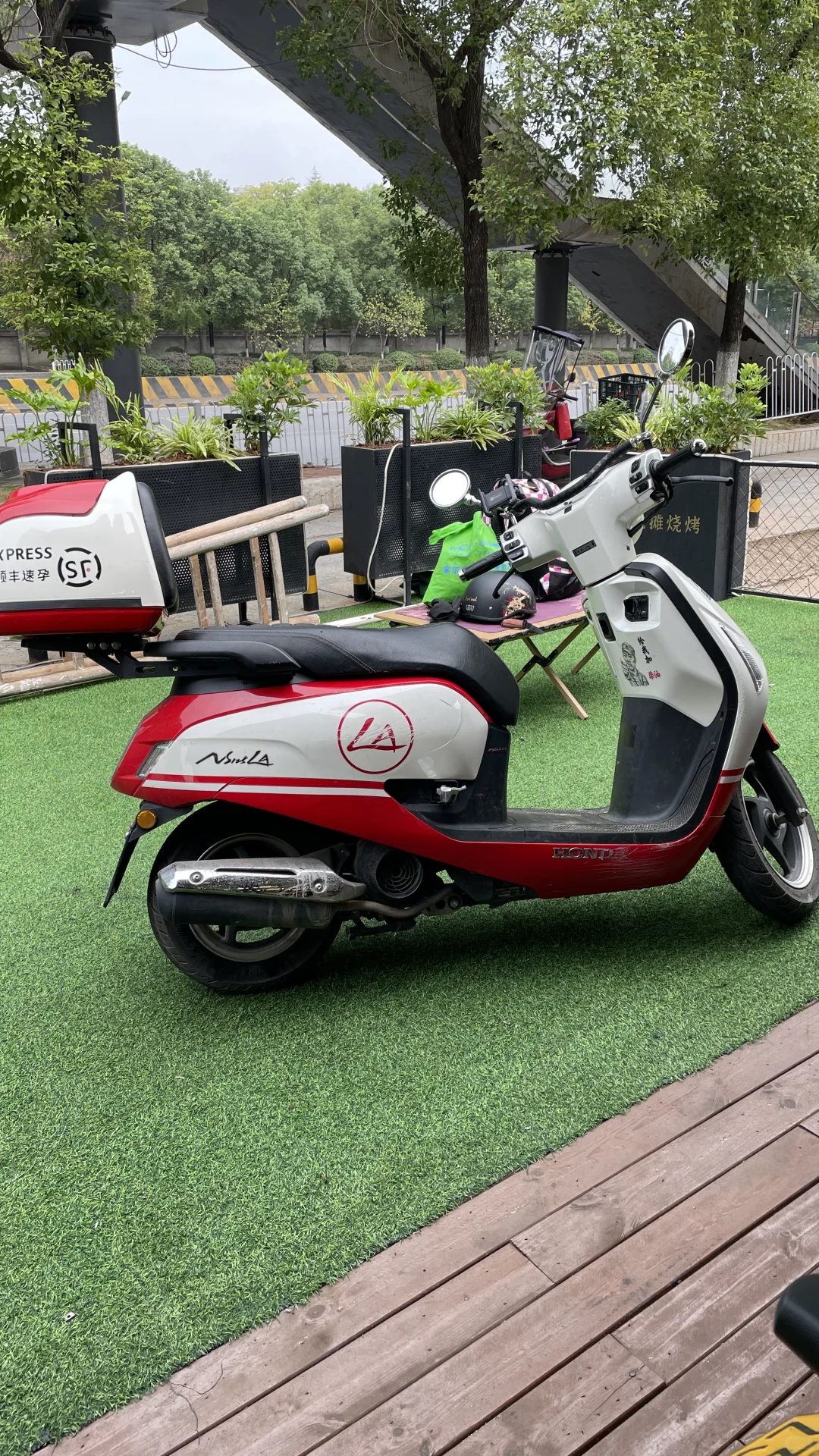 骑本田125La摔车总结，买踏板还是摩托参考