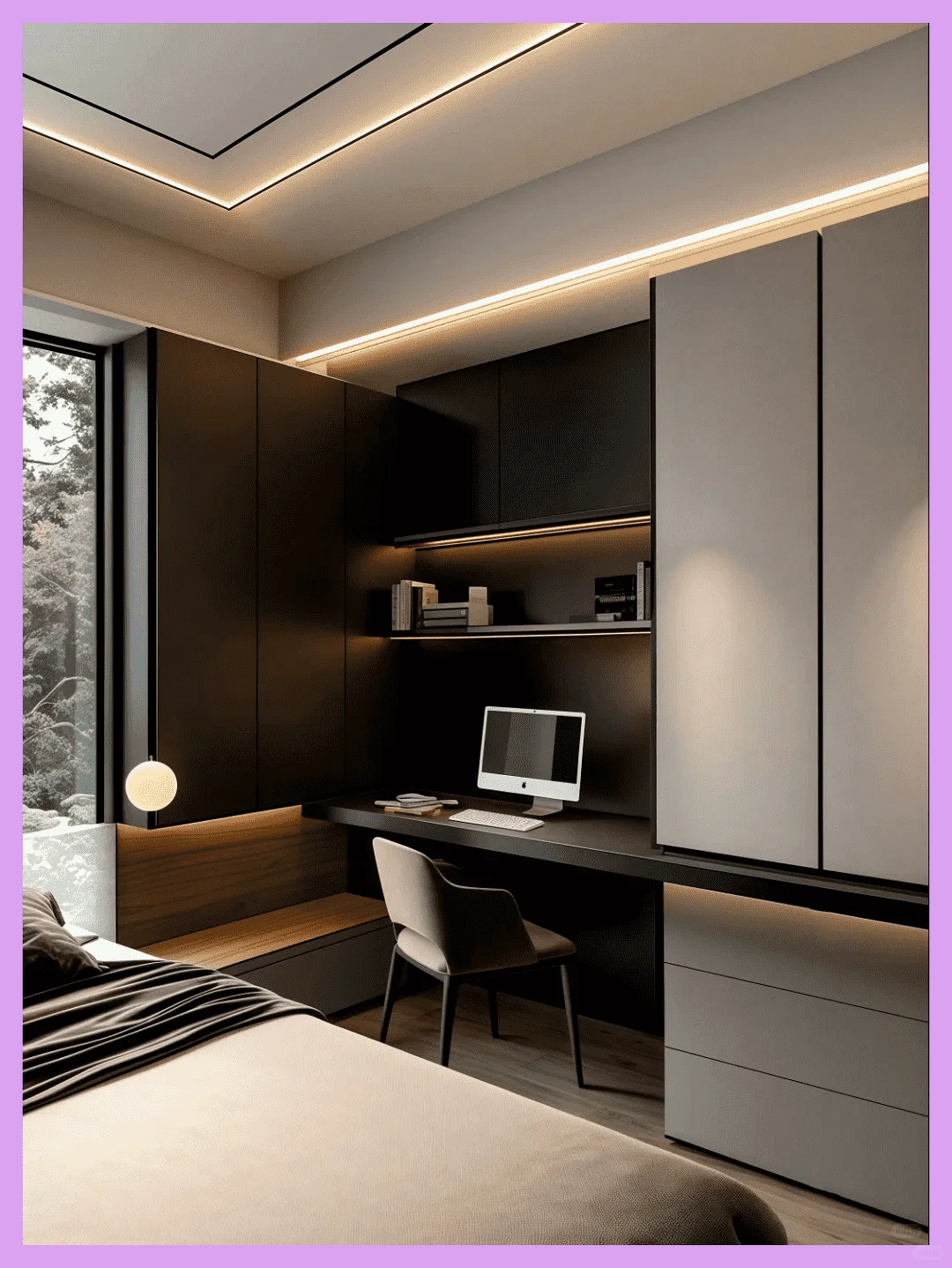 ?衣柜梳妆台配色｜高级感！看一眼就沦陷