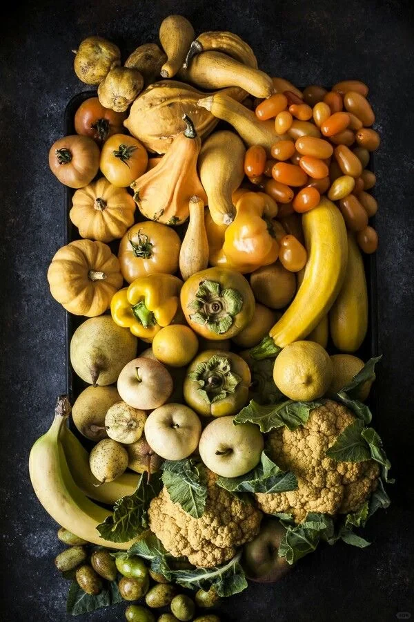 画画素材|这真的太治愈了！彩虹水果蔬菜?