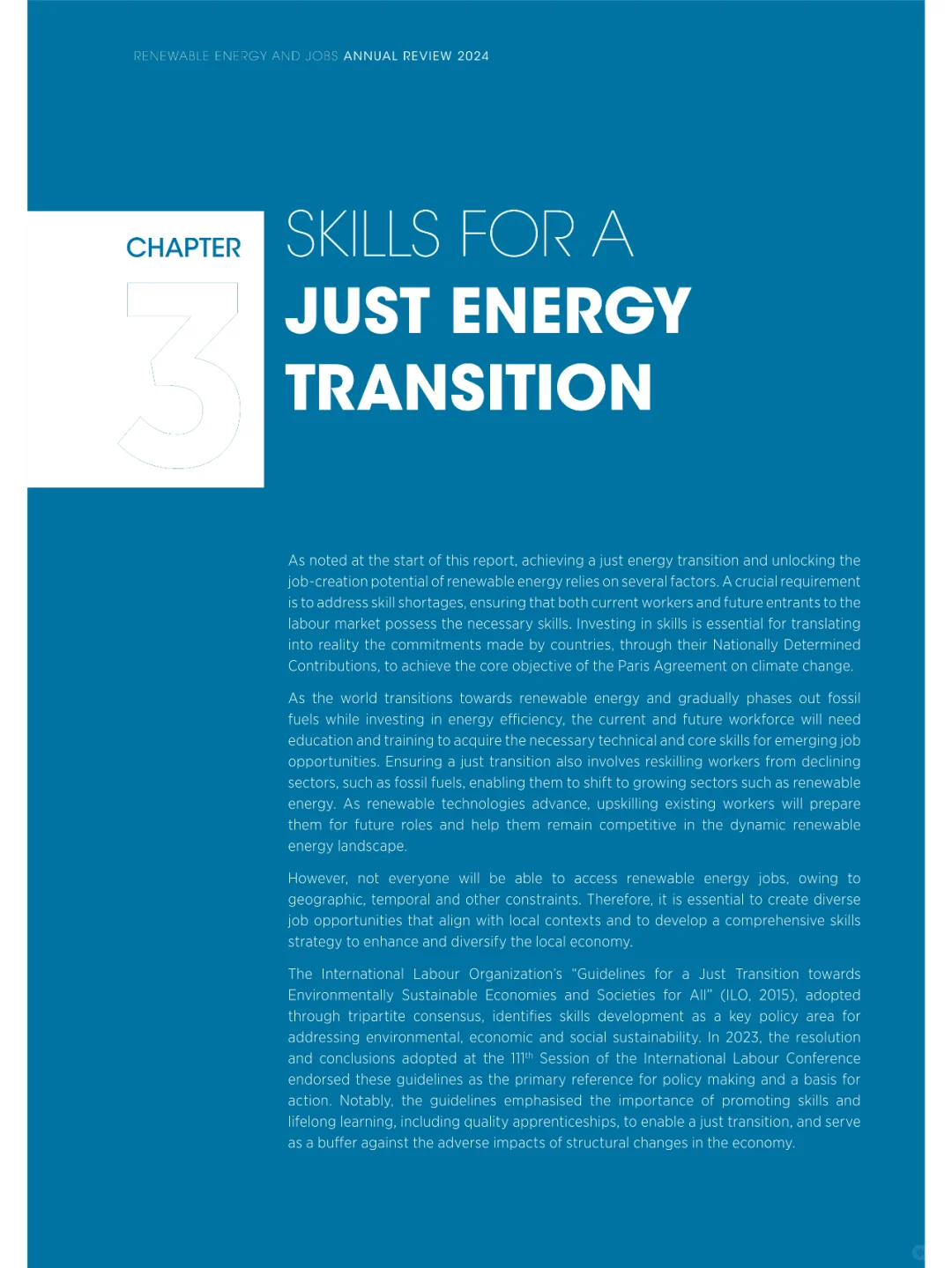 IRENA+ILO发布【2024可再生能源就业报告】
