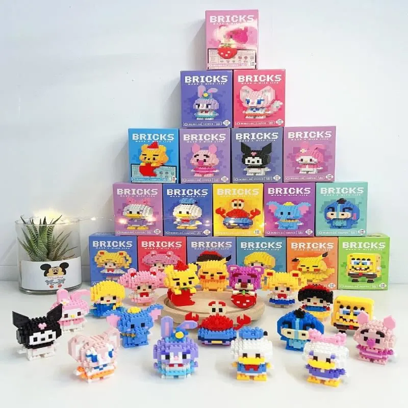 DIY玩具卡通积木:儿童节惊喜盲盒来啦?