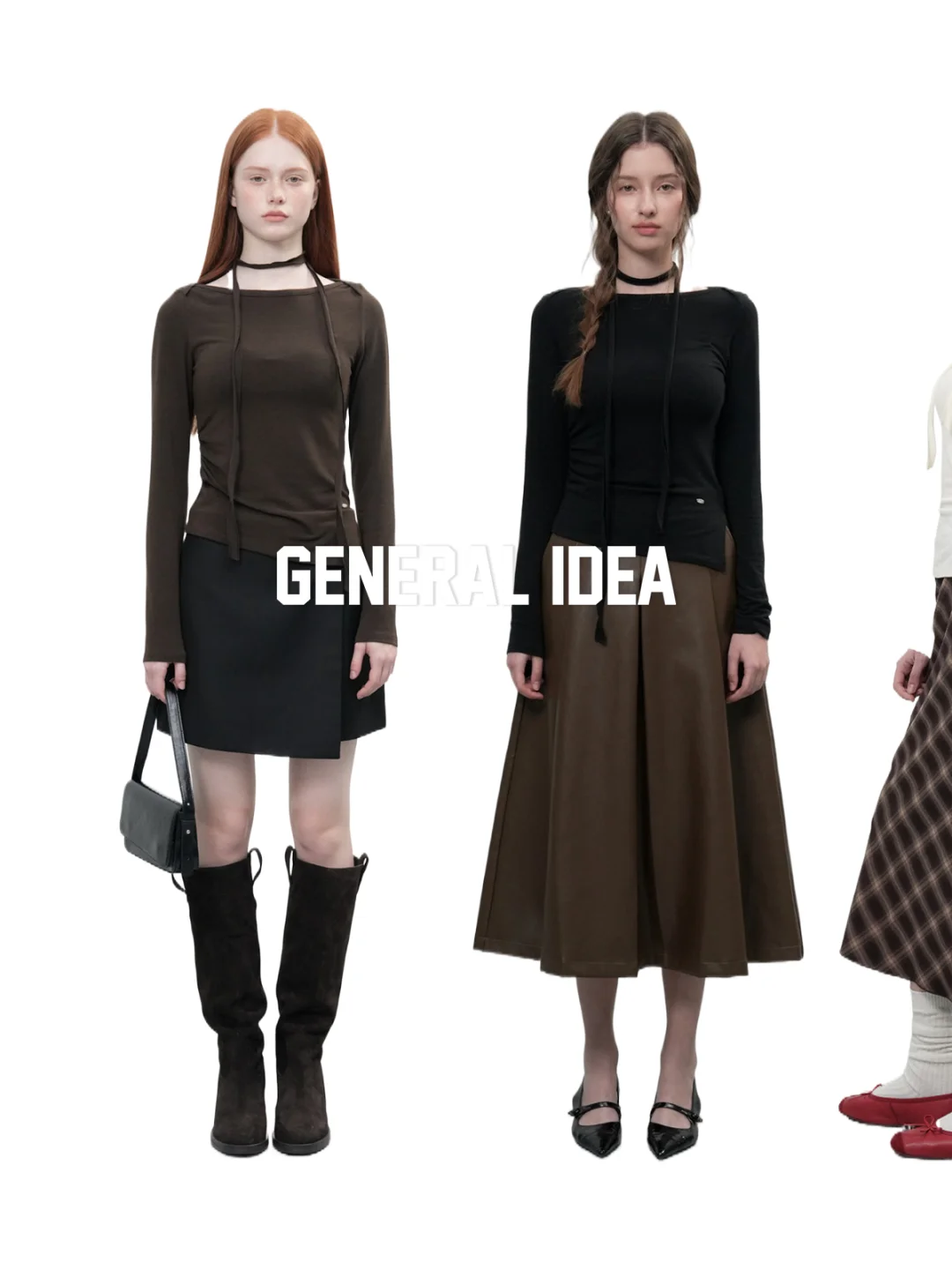 GNRL新品 | 解构领带不对称开衩长袖上衣