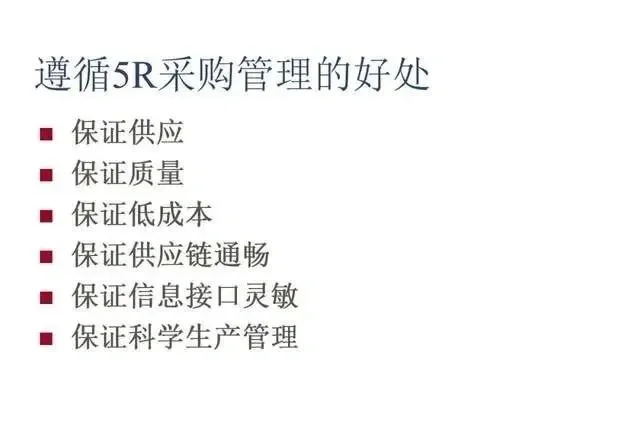 采购管理基础知识PPT