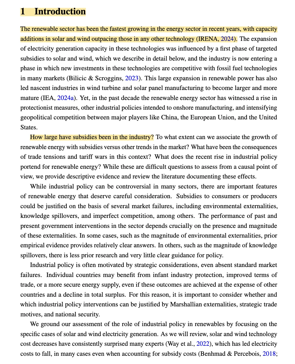 NBER｜可再生能源的产业政策，前沿热点！