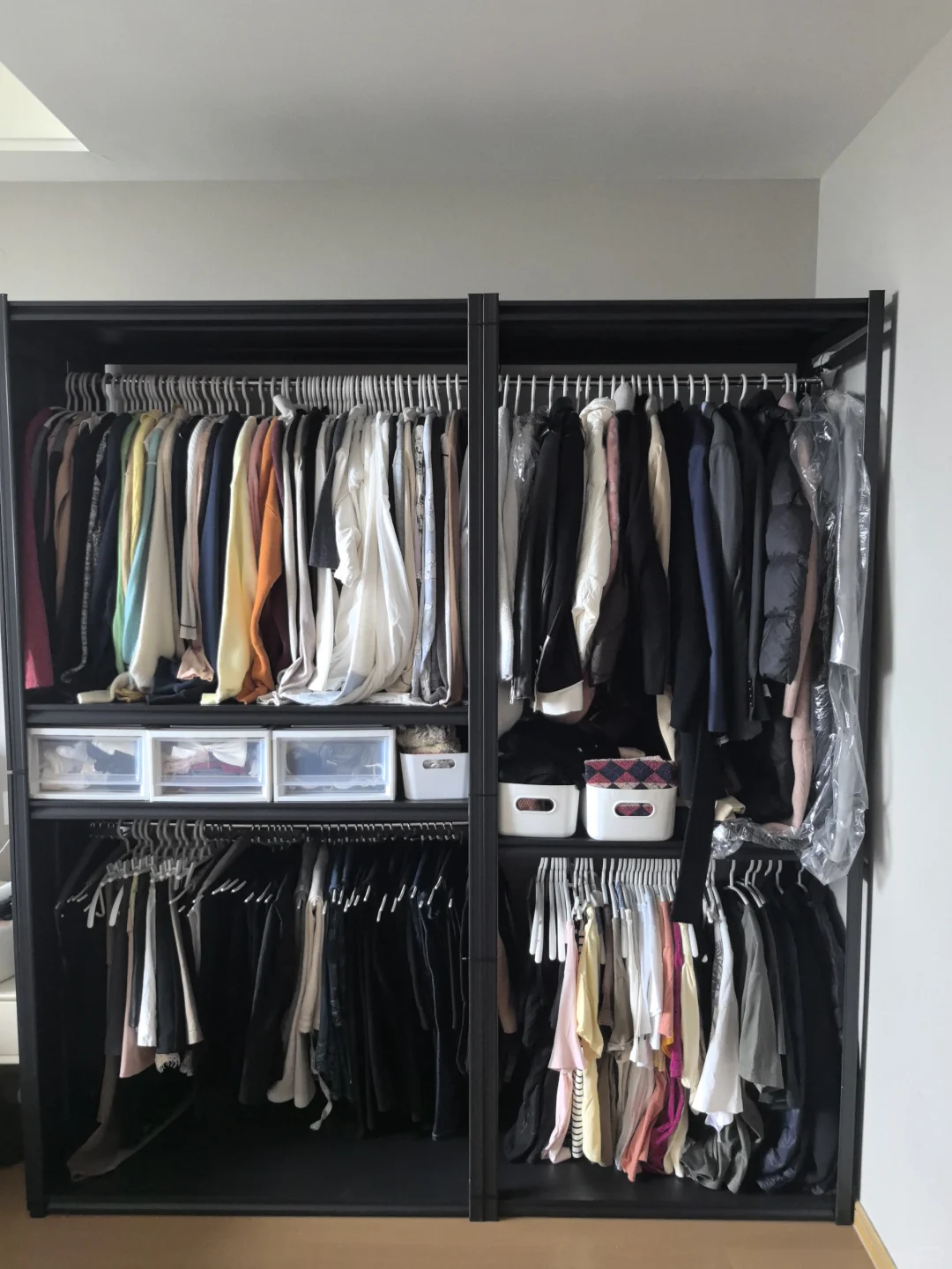 货架衣柜你是真的能装啊