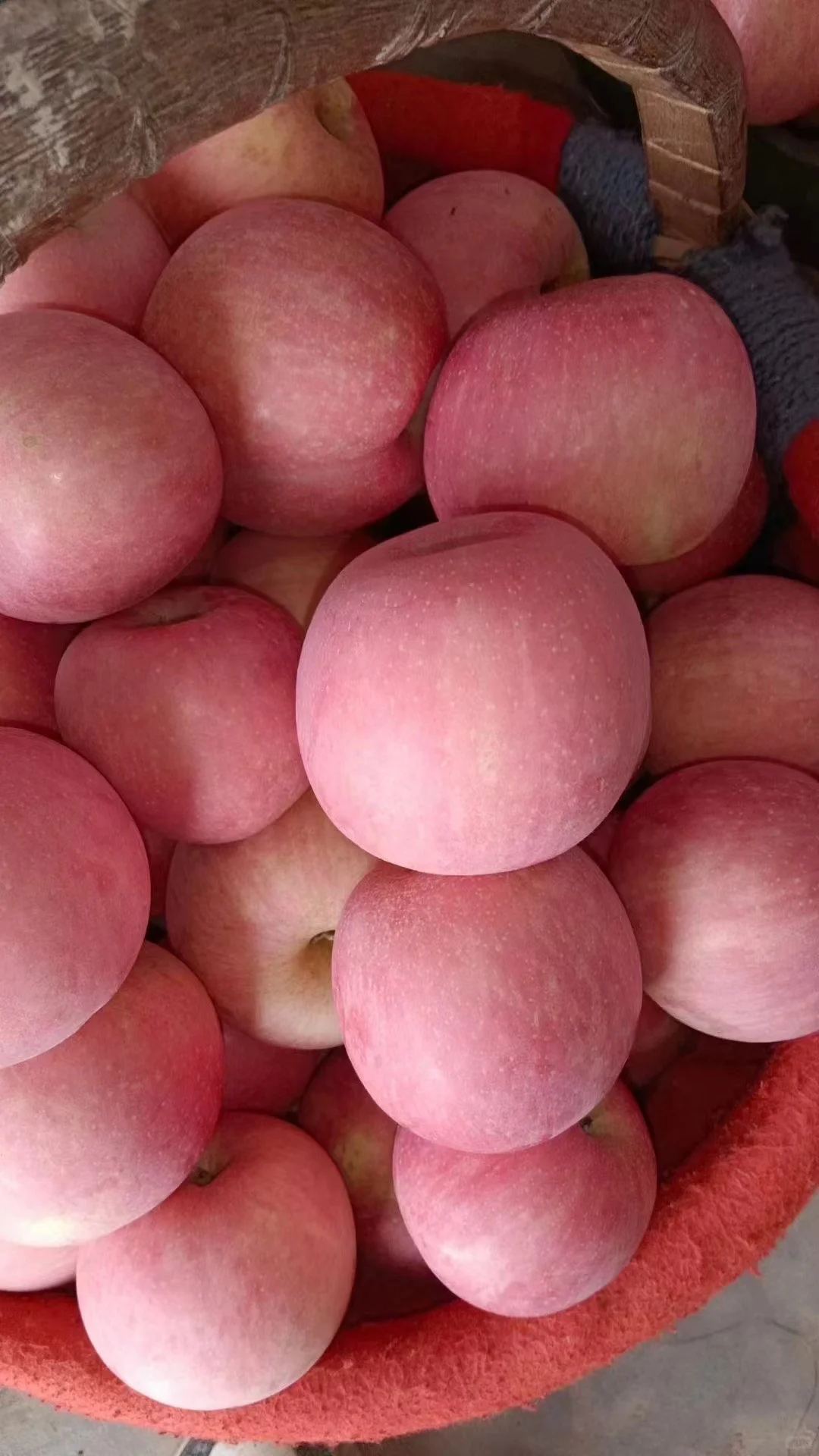 自己家种的，45一箱10斤装，包邮