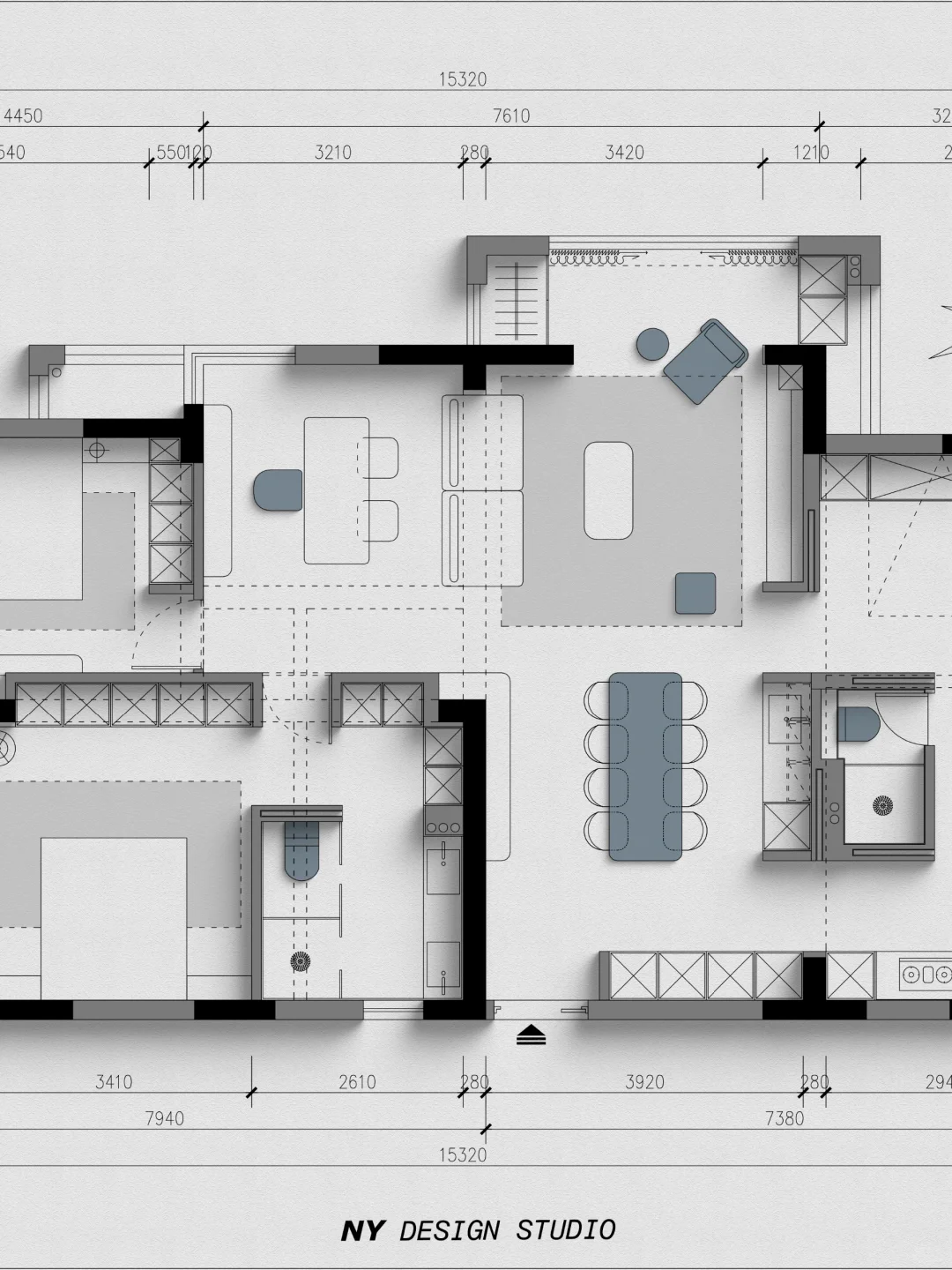 | 四房改三房，超级大横厅真的爱了！|