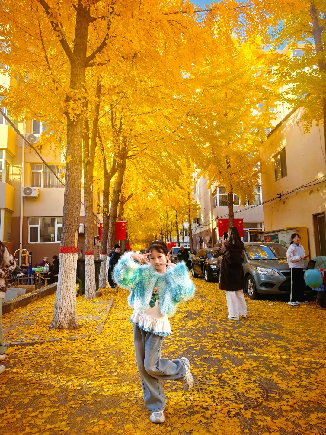 太原的秋天，连小区里也这么好看
