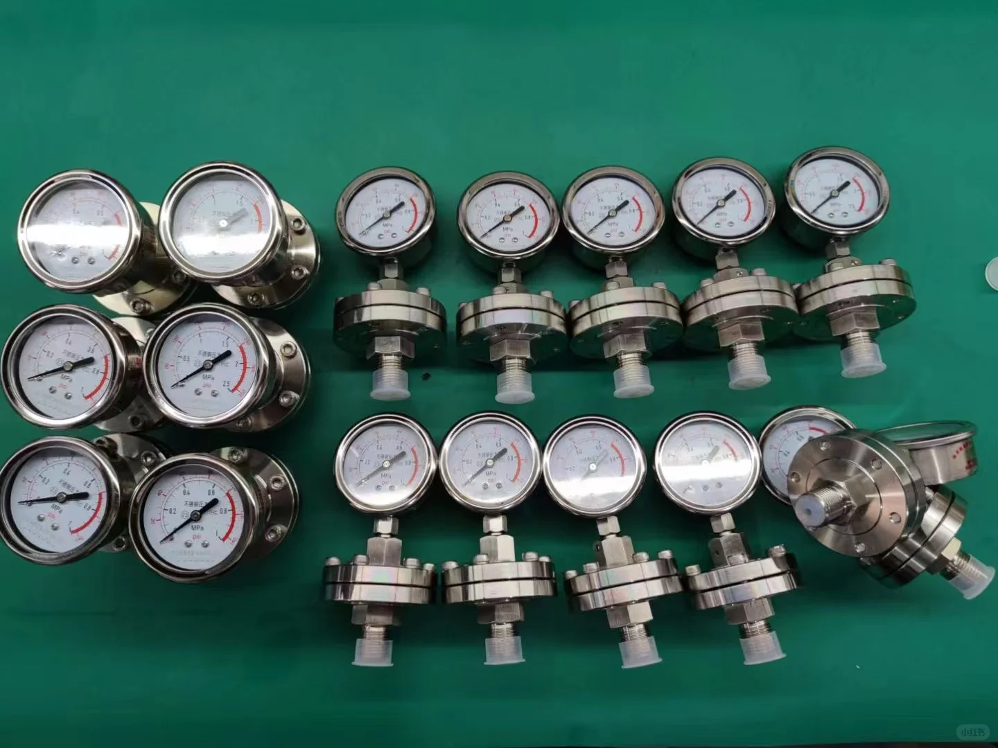 隔膜螺纹，隔膜法兰防腐压力表